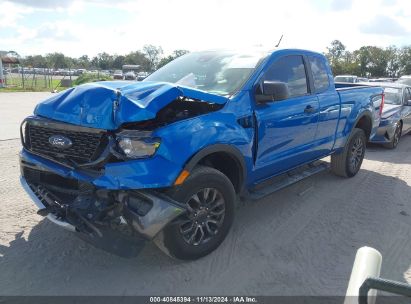 2021 FORD RANGER XLT Blue  Gasoline 1FTER1EH5MLD28809 photo #3