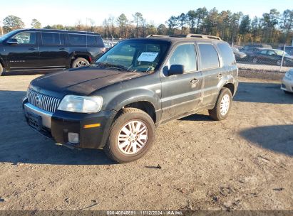 2007 MERCURY MARINER LUXURY Black  Gasoline 4M2YU81147KJ20129 photo #3