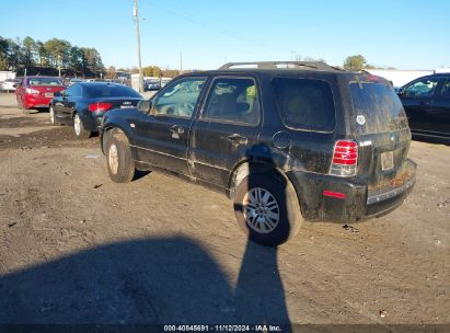 2007 MERCURY MARINER LUXURY Black  Gasoline 4M2YU81147KJ20129 photo #4