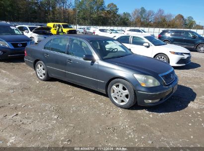 2004 LEXUS LS 430 BASE (A6) Gray  Gasoline JTHBN36F140169827 photo #1