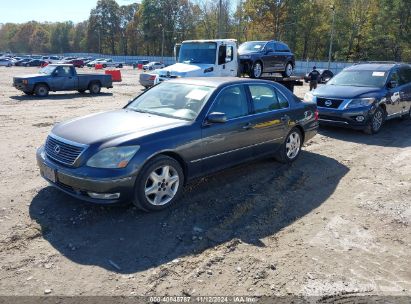 2004 LEXUS LS 430 BASE (A6) Gray  Gasoline JTHBN36F140169827 photo #3