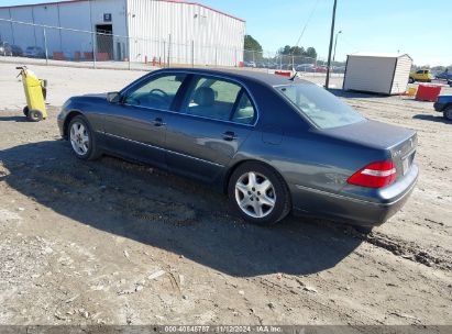 2004 LEXUS LS 430 BASE (A6) Gray  Gasoline JTHBN36F140169827 photo #4