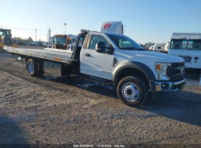 2021 FORD F-600 CHASSIS XL White  Diesel 1FDFF6KT6MDA14384 photo #1