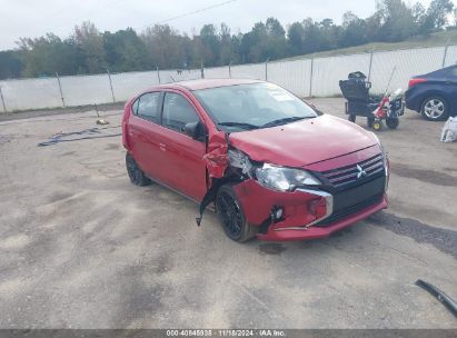 2022 MITSUBISHI MIRAGE G4 BLACK EDITION Maroon  Gasoline ML32FUFJ3NHF04247 photo #1