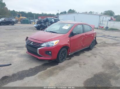 2022 MITSUBISHI MIRAGE G4 BLACK EDITION Maroon  Gasoline ML32FUFJ3NHF04247 photo #3