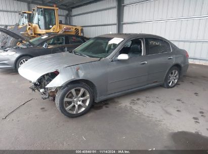 2005 INFINITI G35X Silver  Gasoline JNKCV51F45M308592 photo #3