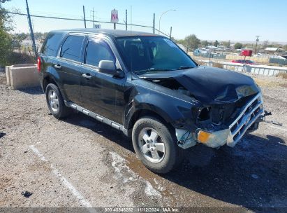 2012 FORD ESCAPE XLS Black  Gasoline 1FMCU0C74CKA35641 photo #1