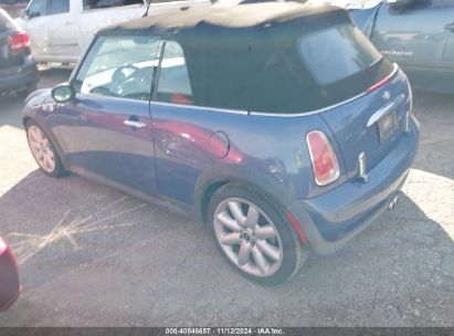 2006 MINI COOPER S Blue  Gasoline WMWRH33506TK57754 photo #4