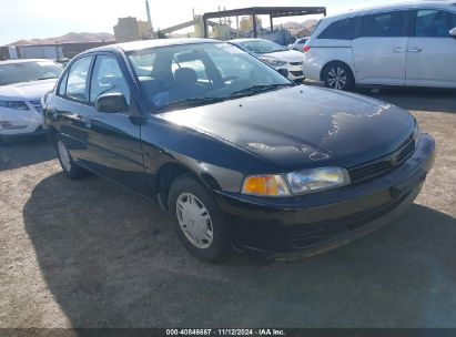 1997 MITSUBISHI MIRAGE DE Black  Gasoline JA3AY26A4VU013194 photo #1