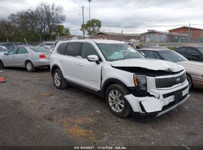 2020 KIA TELLURIDE LX White  Gasoline 5XYP2DHC2LG003270 photo #1