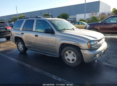 2002 CHEVROLET TRAILBLAZER LS Gold  Gasoline 1GNDS13SX22524981 photo #1