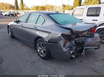 2012 BMW 528I Gray  Gasoline WBAXG5C59CDX03542 photo #4