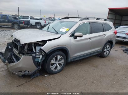 2019 SUBARU ASCENT PREMIUM Tan  Gasoline 4S4WMAFDXK3415726 photo #3