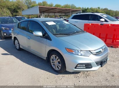 2012 HONDA INSIGHT EX Blue  Hybrid JHMZE2H77CS005502 photo #1