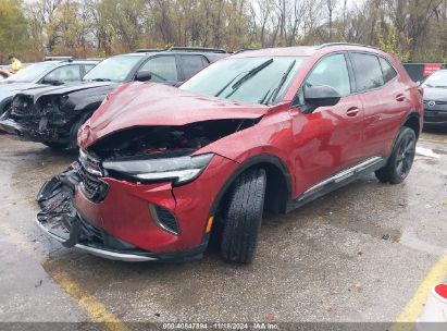 2023 BUICK ENVISION ESSENCE AWD Red  Gasoline LRBFZPR45PD230620 photo #3