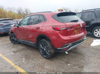 2023 BUICK ENVISION ESSENCE AWD Red  Gasoline LRBFZPR45PD230620 photo #4