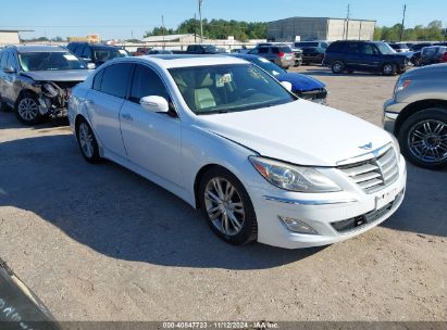 2014 HYUNDAI GENESIS 3.8 White  Gasoline KMHGC4DD4EU264988 photo #1