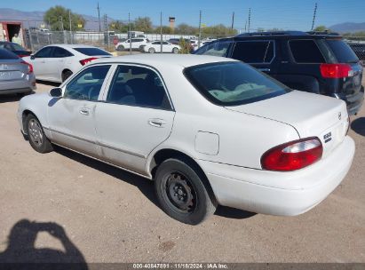 2001 MAZDA 626 ES V6/LX V6 White  Gasoline 1YVGF22D015205535 photo #4