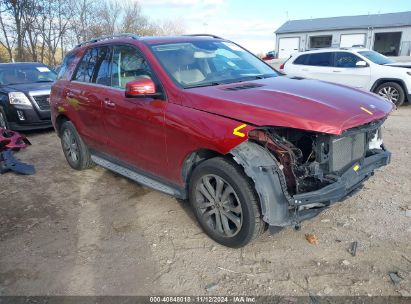 2017 MERCEDES-BENZ GLE 350 4MATIC Red  Gasoline 4JGDA5HB5HA946985 photo #1