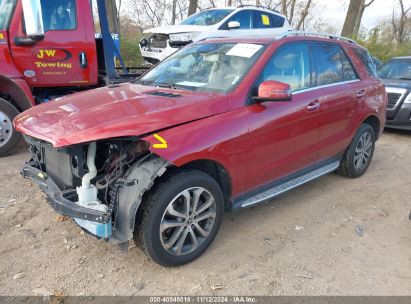 2017 MERCEDES-BENZ GLE 350 4MATIC Red  Gasoline 4JGDA5HB5HA946985 photo #3