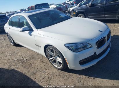 2013 BMW 750LI White  Gasoline WBAYE8C59DD132843 photo #1