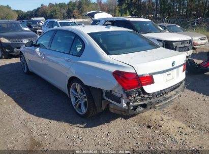 2013 BMW 750LI White  Gasoline WBAYE8C59DD132843 photo #4