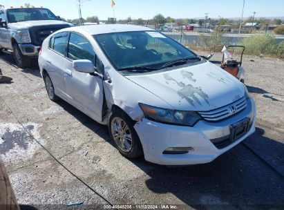 2010 HONDA INSIGHT EX White  Hybrid JHMZE2H76AS016651 photo #1