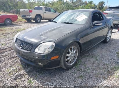 2003 MERCEDES-BENZ SLK 320 Black  Gasoline WDBKK65F83F278552 photo #3