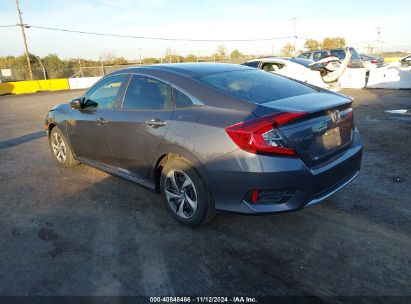 2019 HONDA CIVIC LX Gray  Gasoline 2HGFC2F6XKH605734 photo #4