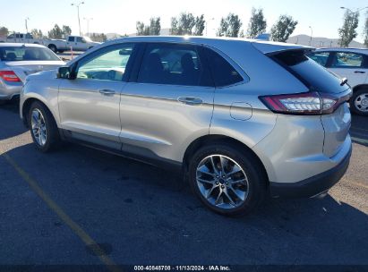 2016 FORD EDGE TITANIUM Gray  Gasoline 2FMPK3K88GBC31472 photo #4