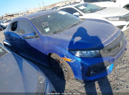 2018 HONDA CIVIC SPORT Blue  Gasoline SHHFK7H42JU405119 photo #1