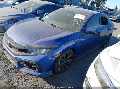 2018 HONDA CIVIC SPORT Blue  Gasoline SHHFK7H42JU405119 photo #3