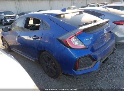 2018 HONDA CIVIC SPORT Blue  Gasoline SHHFK7H42JU405119 photo #4