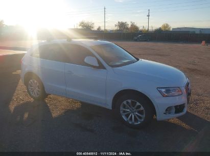 2014 AUDI Q5 2.0T PREMIUM White  Flexible Fuel WA1LFAFP5EA042181 photo #1