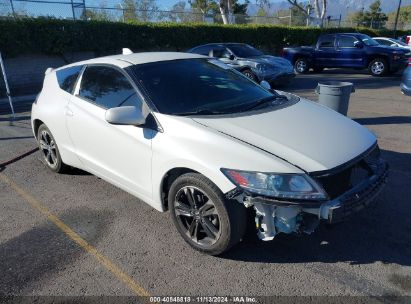 2015 HONDA CR-Z EX White  Hybrid JHMZF1C60FS000099 photo #1