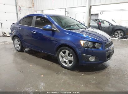 2013 CHEVROLET SONIC LTZ AUTO Blue  Gasoline 1G1JE5SB1D4207957 photo #1