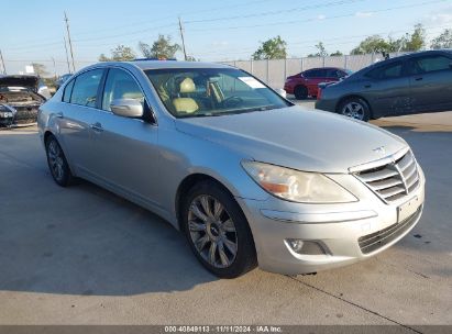 2011 HYUNDAI GENESIS 3.8 Silver  Gasoline KMHGC4DE4BU122709 photo #1