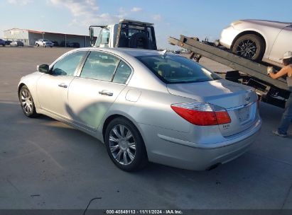 2011 HYUNDAI GENESIS 3.8 Silver  Gasoline KMHGC4DE4BU122709 photo #4