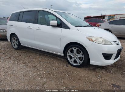 2010 MAZDA MAZDA5 SPORT White  Gasoline JM1CR2W34A0360325 photo #1