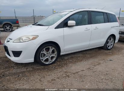 2010 MAZDA MAZDA5 SPORT White  Gasoline JM1CR2W34A0360325 photo #3