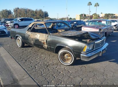 1978 CHEVROLET EL CAMINO Black  Other 1W80A8Z468495 photo #1