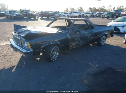 1978 CHEVROLET EL CAMINO Black  Other 1W80A8Z468495 photo #3