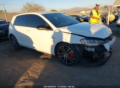 2017 VOLKSWAGEN GOLF GTI AUTOBAHN 4-DOOR/S 4-DOOR/SE 4-DOOR/SPORT 4-DOOR White  Gasoline 3VW447AU1HM006900 photo #1