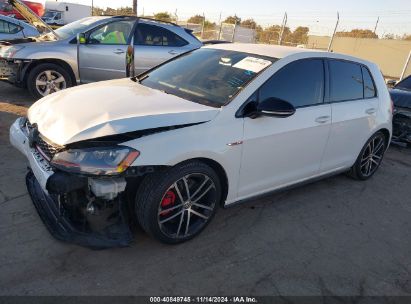 2017 VOLKSWAGEN GOLF GTI AUTOBAHN 4-DOOR/S 4-DOOR/SE 4-DOOR/SPORT 4-DOOR White  Gasoline 3VW447AU1HM006900 photo #3