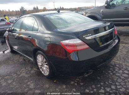 2011 ACURA RL 3.7 Black  Gasoline JH4KB2F67BC000331 photo #4