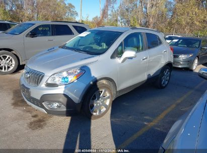 2016 BUICK ENCORE LEATHER Silver  Gasoline KL4CJCSB3GB738751 photo #3