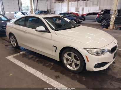 2015 BMW 428I White  Gasoline WBA3N7C57FK222947 photo #1