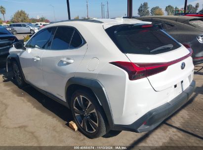 2020 LEXUS UX 250H White  Hybrid JTHP9JBH8L2027189 photo #4