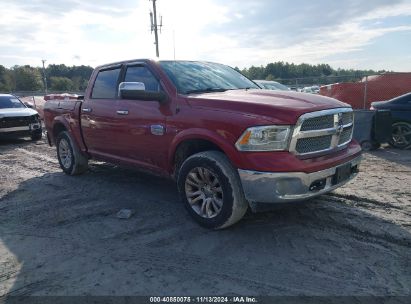 2015 RAM 1500 LARAMIE LONGHORN Maroon  Diesel 1C6RR7PM8FS749874 photo #1