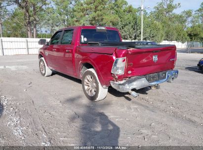 2015 RAM 1500 LARAMIE LONGHORN Maroon  Diesel 1C6RR7PM8FS749874 photo #4